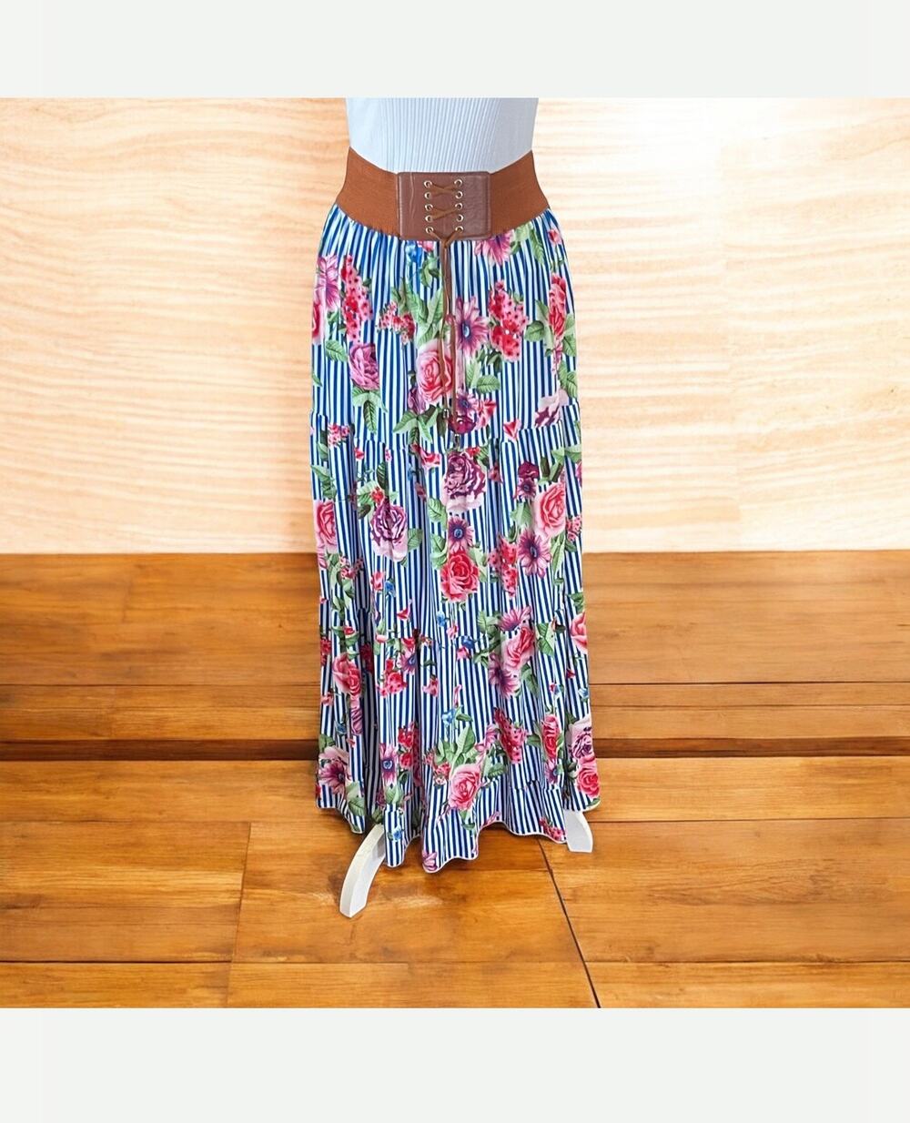 Me 2 Magic Floral Maxi Skirt Size XL